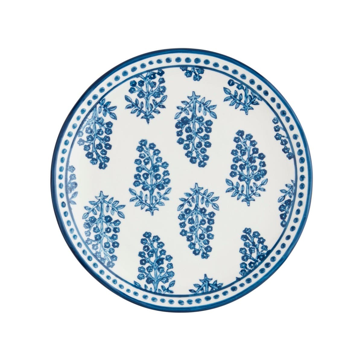 Mudpie | Bloom Print Salad Plate