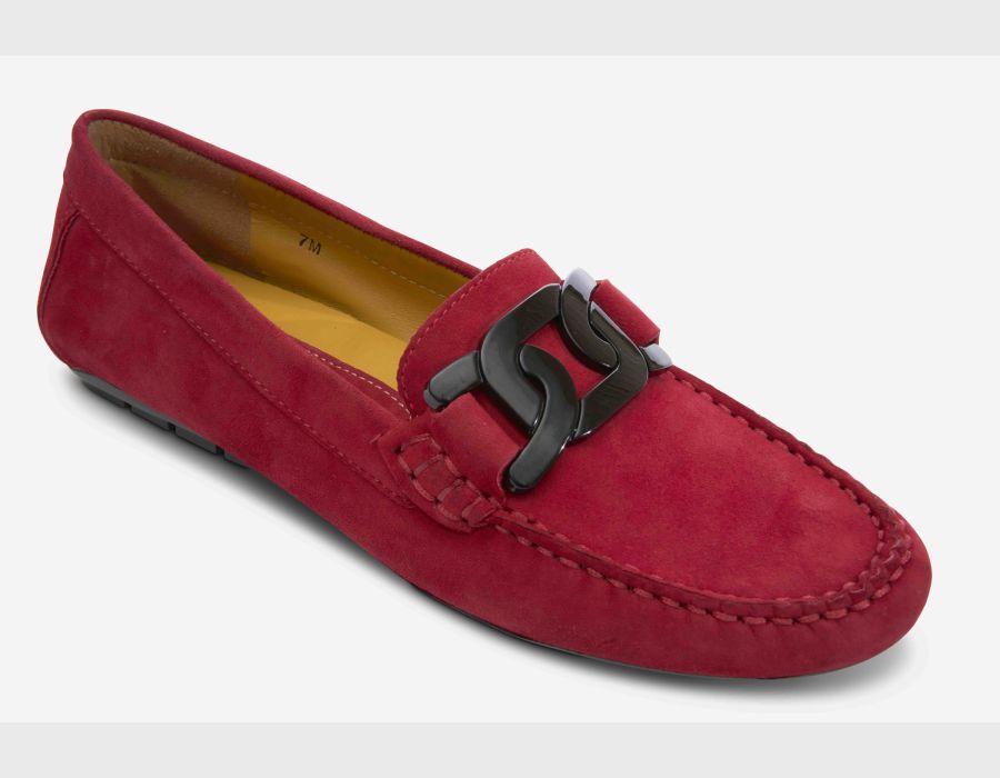 Vaneli | Aiker Red Suede