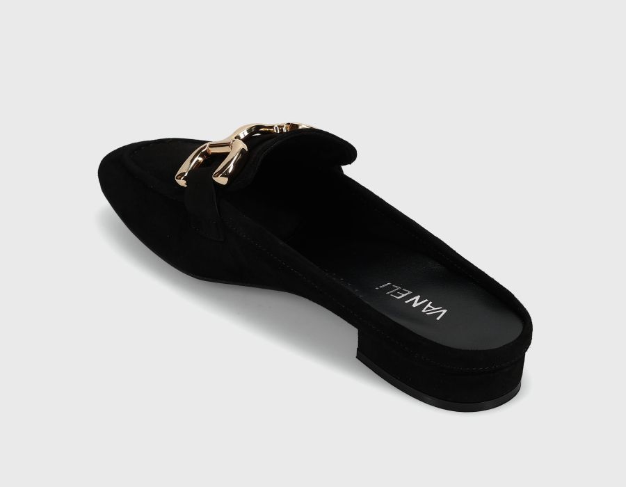Vaneli | Shaine Black Suede