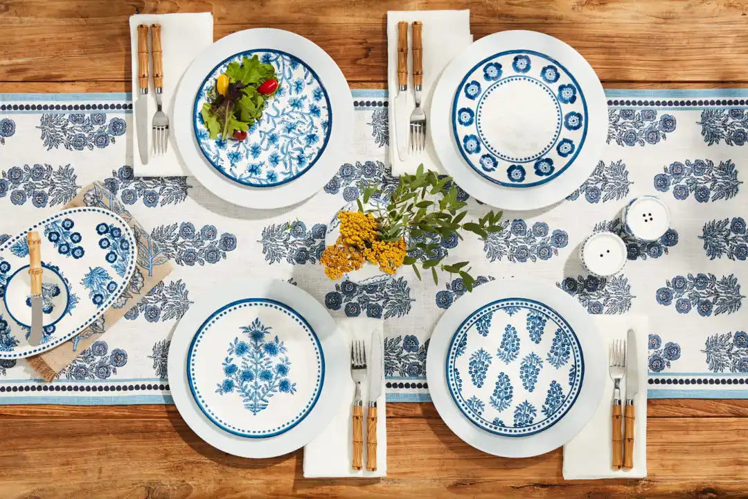 Mudpie | Flower Rim Salad Plate