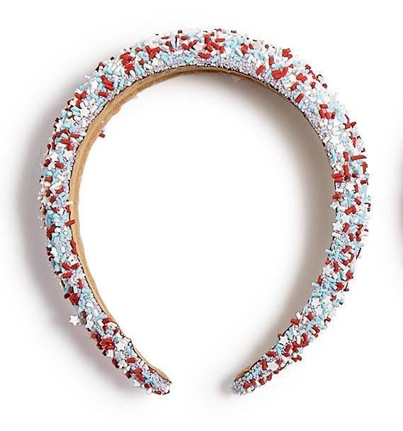 Two's Company | Red, White & Be-You-Tiful Sprinkles Headband Assorted 4 Colors