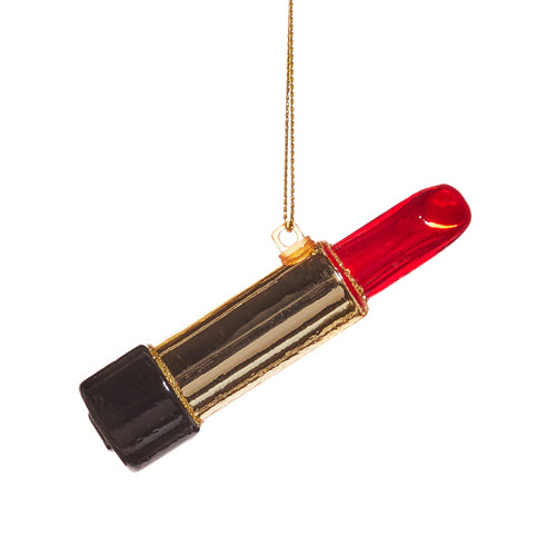 3.5" Black Lip Stick Ornament