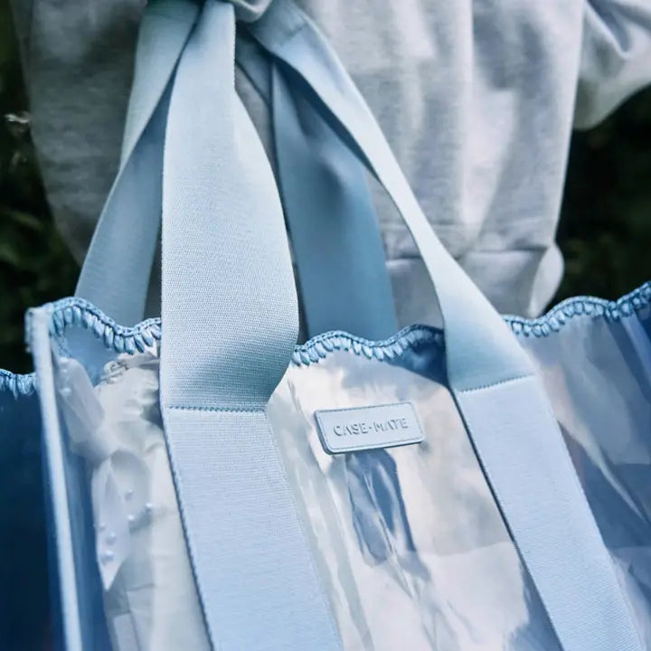 Case-Mate | Carolina Blue Crochet Wave Jelly Tote Bag