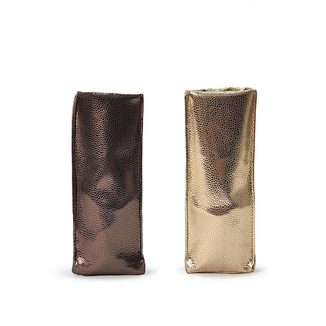 "Looking Good" Faux Snake Skin Standing Triangular Weighted Eyeglasses