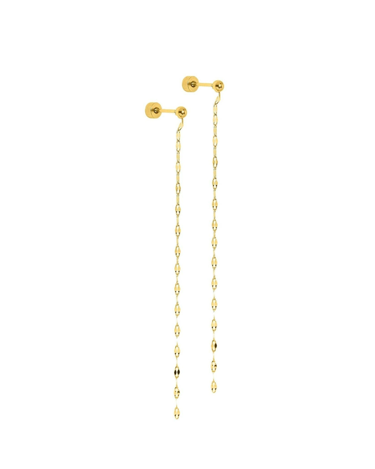 LINNY CO | Screwback Stud Earrings - Devin Duster Gold