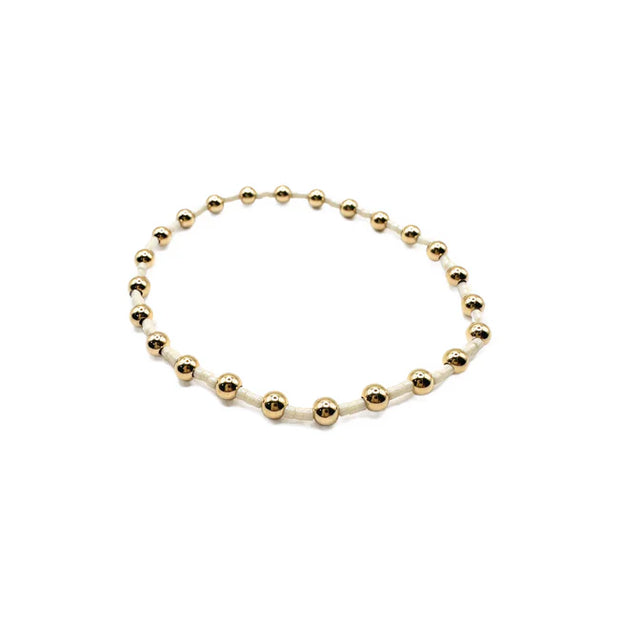 Erin Gray | 4mm Newport Gold-Filled Waterproof Bracelet - Cotton
