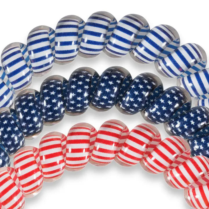 Teleties | Bold and Blue-tiful - Large Hair Ties