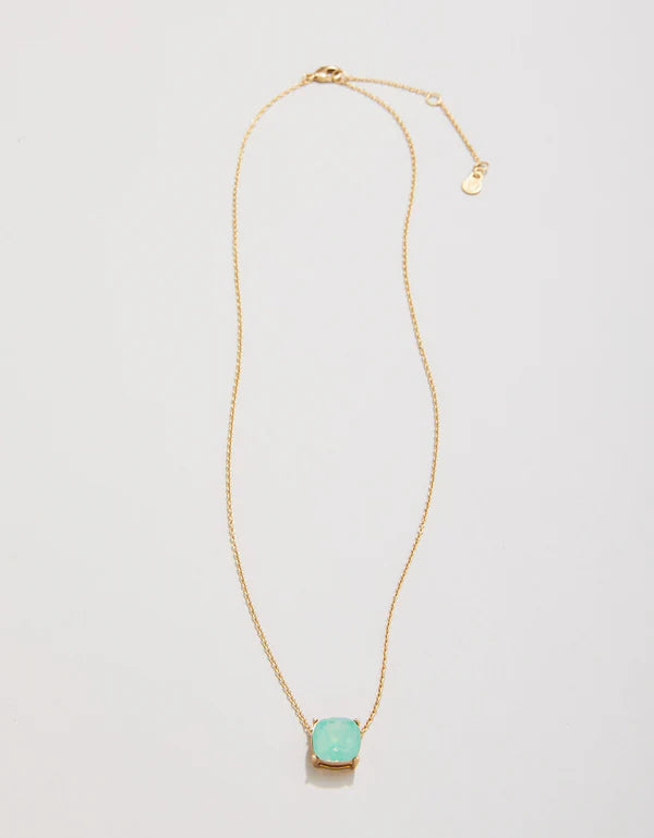 Spartina | Sea La Vie Sea Glass Necklace 18" Happy/Sea Green