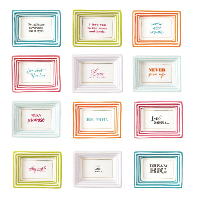 Two's Company | Petite Wise Sayings Trinket Tray