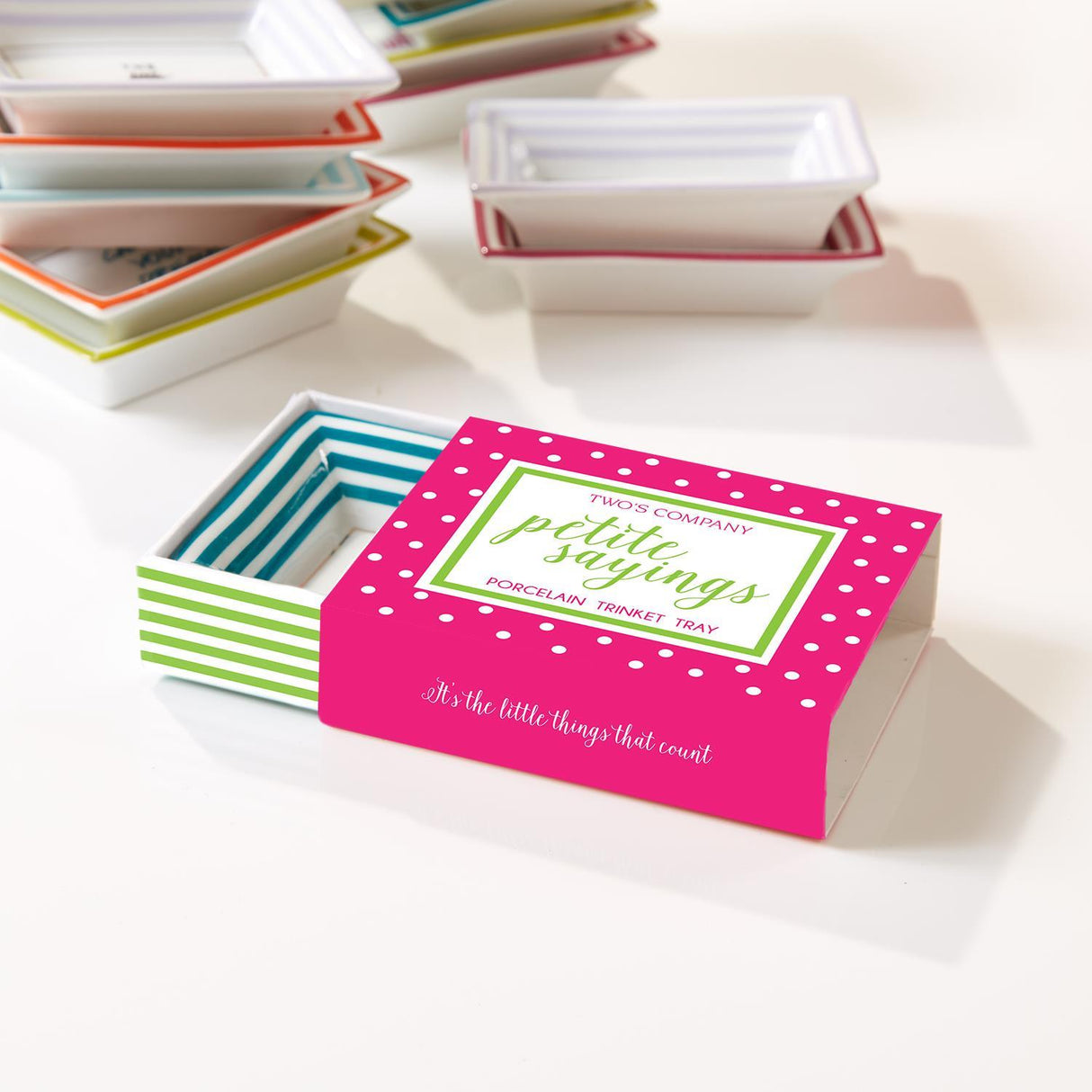 Two's Company | Petite Wise Sayings Trinket Tray