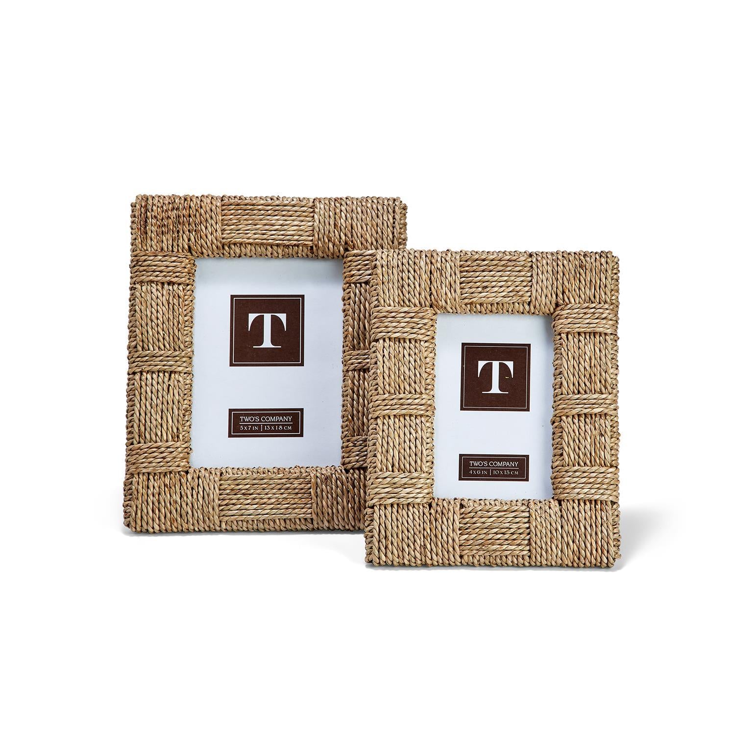 Natural View Sea Grass Photo Frame