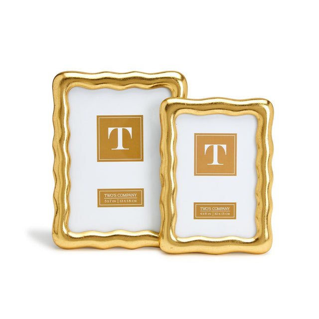 Two's Company | Vintage Ore Photo Frame With Gold Finish