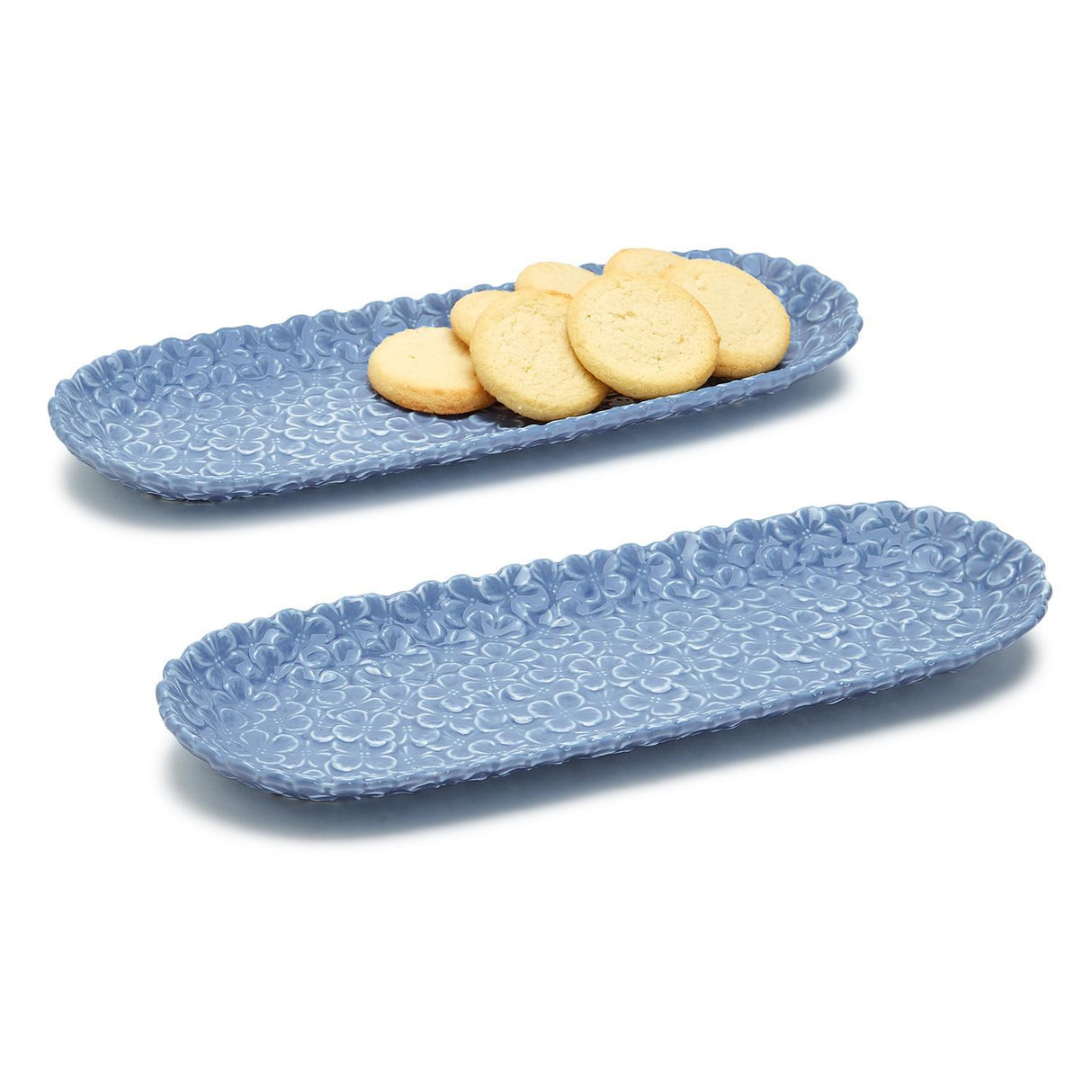 Two's Company | Hydrangea Tidbit / Cracker Dish