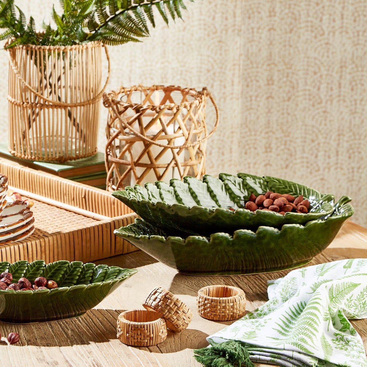 Fern Leaf Tid Bit Plates