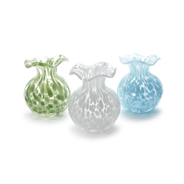 Two's Company | Ruffled Edge Spotted Vase
