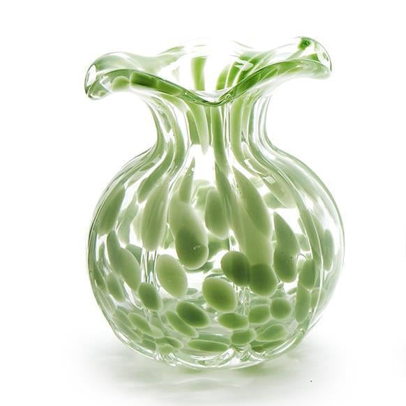 Two's Company | Ruffled Edge Spotted Vase