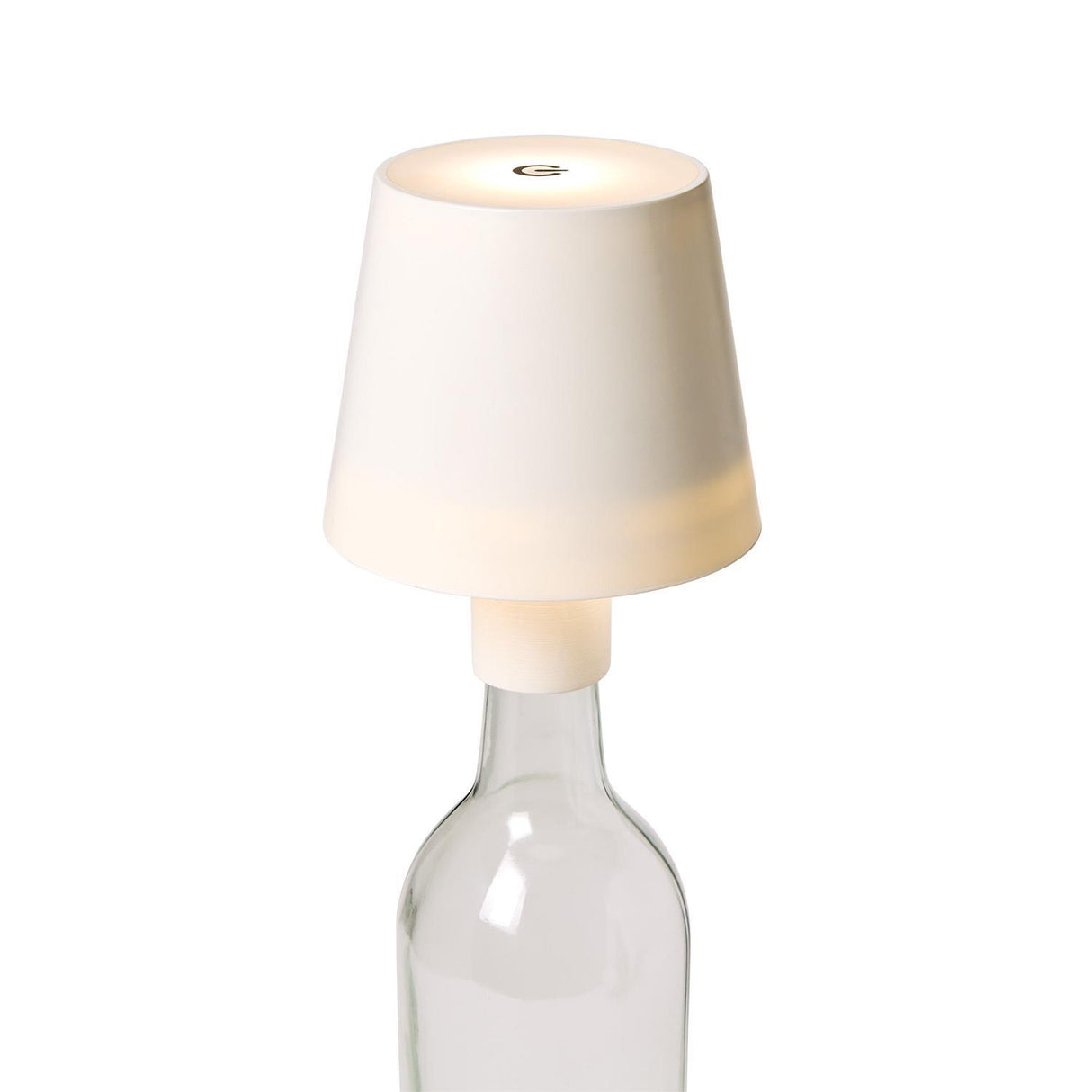 LED Touchable White Lampshade with Bottle Stopper