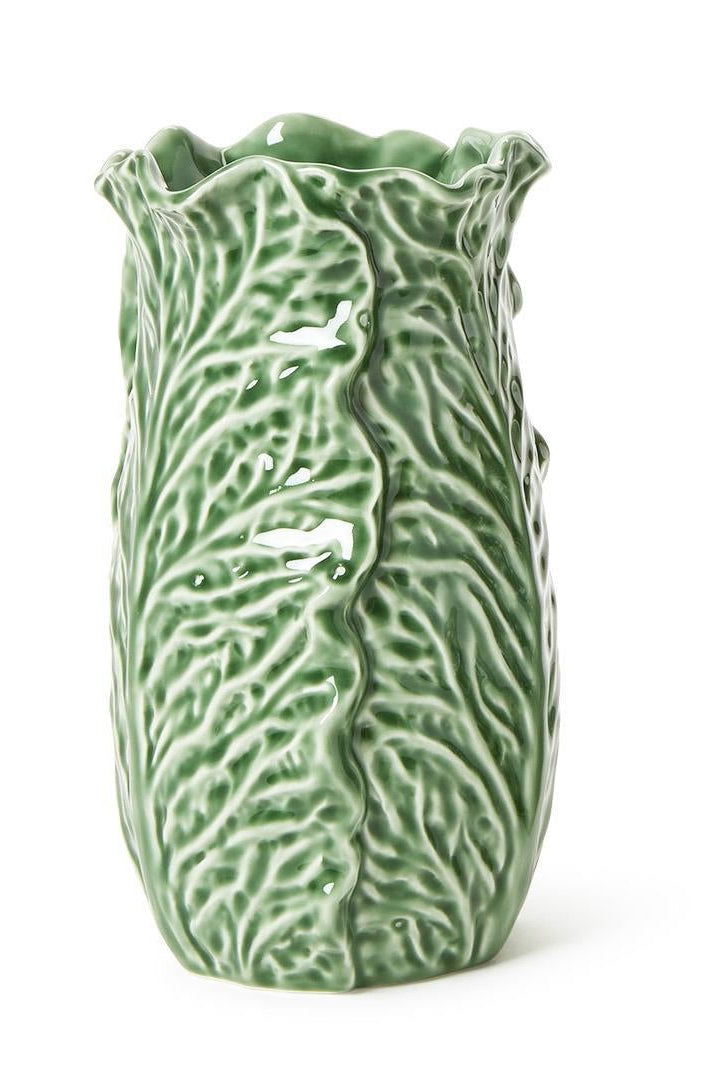 Two's Company | Cruciferous Leaf Textured Vase