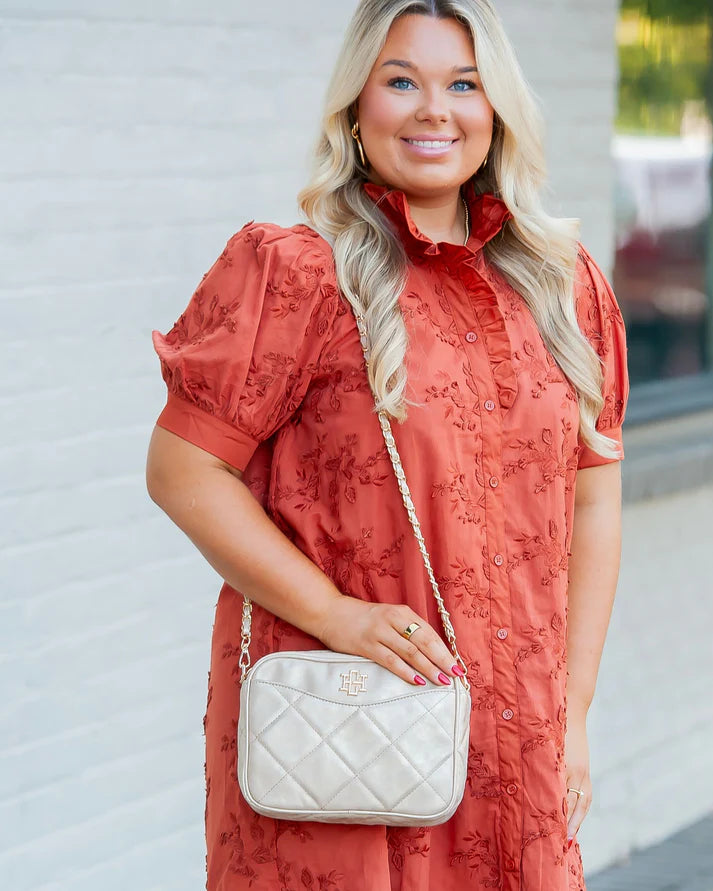 Caroline Hill | Fiona Crossbody - Gold Shimmer LD