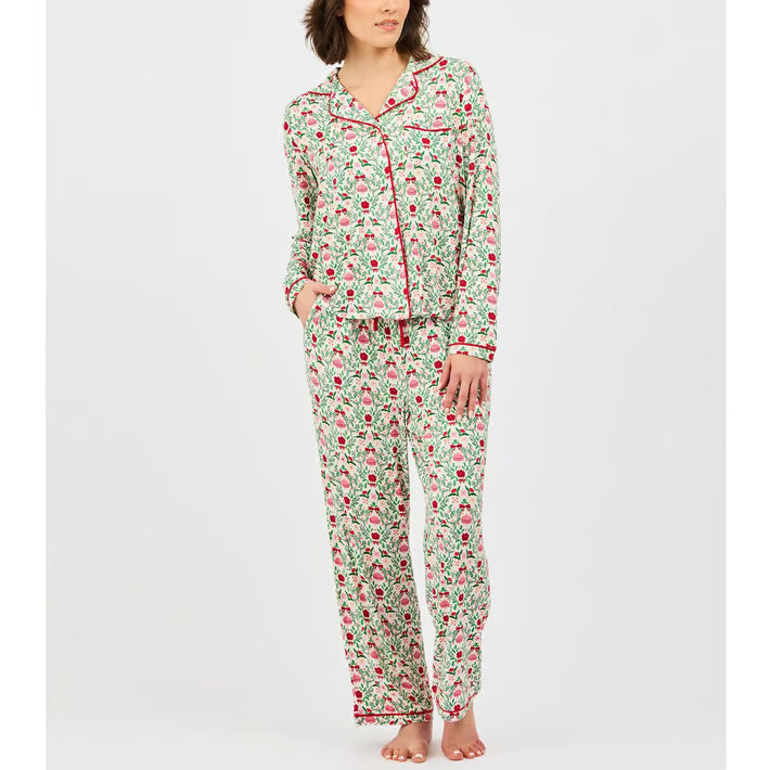Mary Square | Women's Charlotte Pants Set in Trimmed with Joy