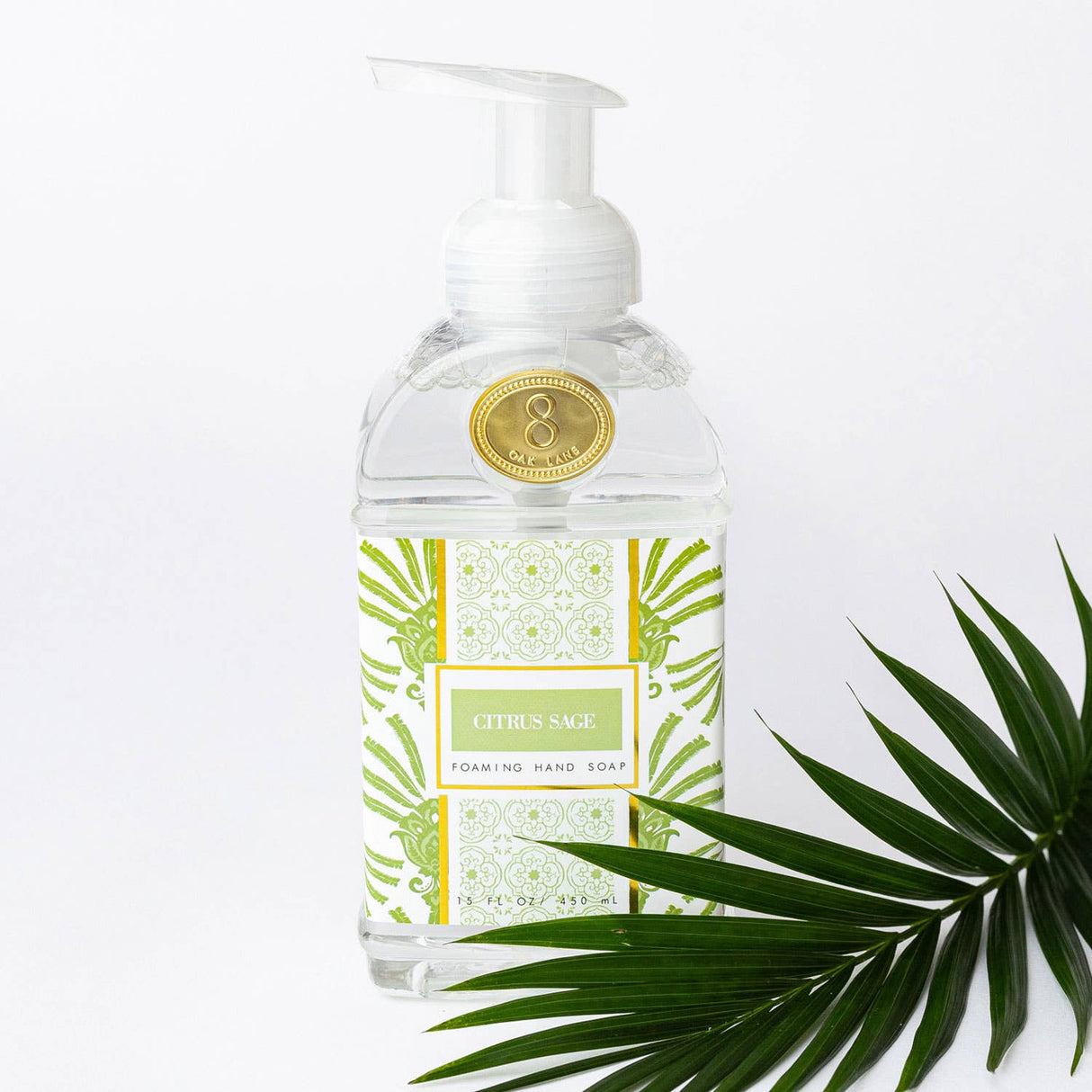 8 Oak Lane | Citrus Sage 15oz Foaming Hand Soap