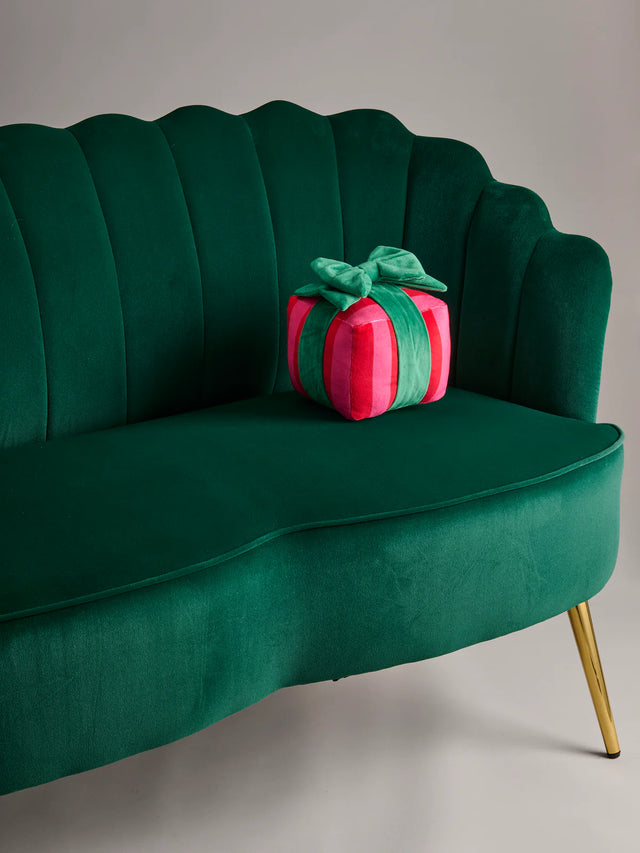 Shiraleah | Stripe Gift Box Small Pillow