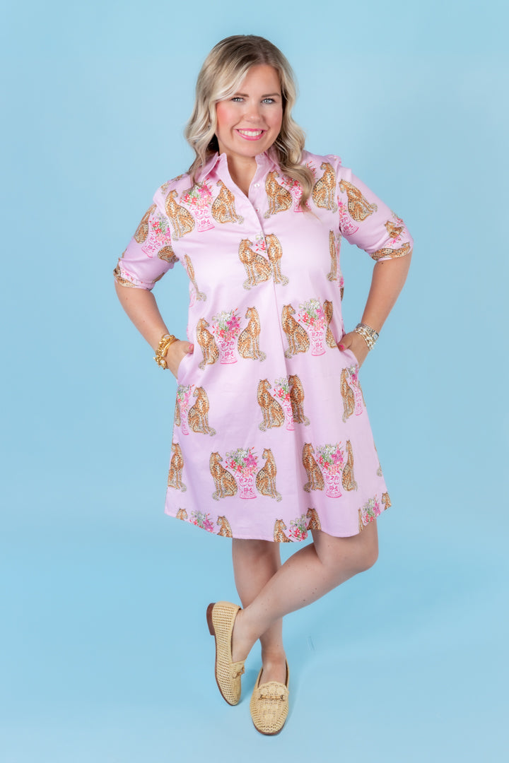 Dizzy LIzzie | Chatham Pink Cheetah Dress Dizzy LIzzie | Chatham Pink Cheetah Dress