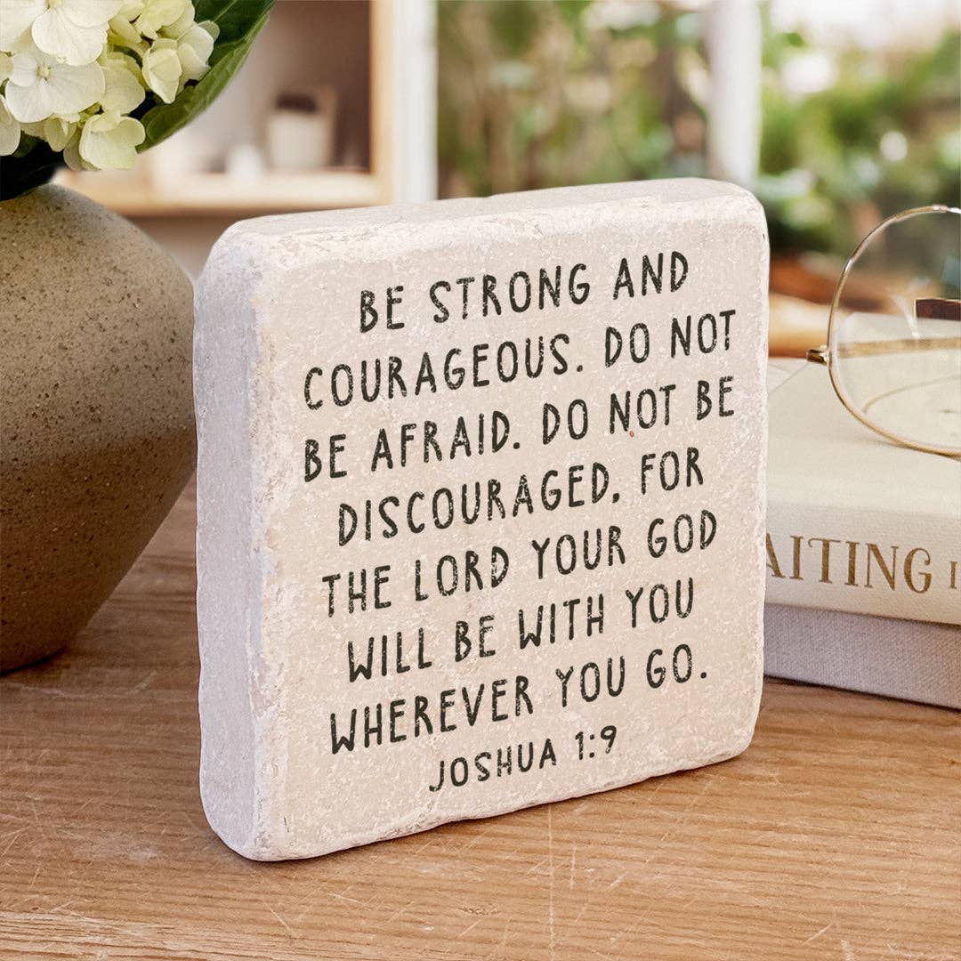 Twelve Stone Art - 572 | Joshua 1:9 - Small