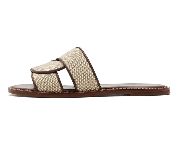 Schutz | Rita Flat - Natural Root Brown