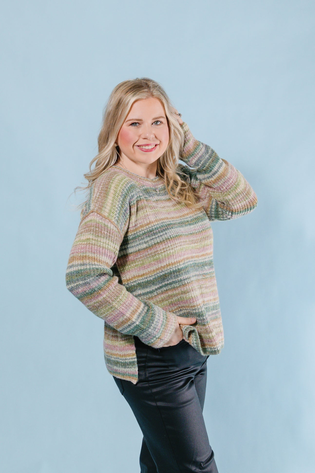 Hem + Thread | Multicolor Stripe Knit Sweater (Final Sale)
