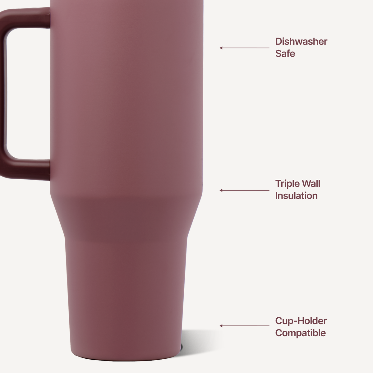 HydroJug | Canyon Rose HydroJug 40 oz Traveler Tumbler