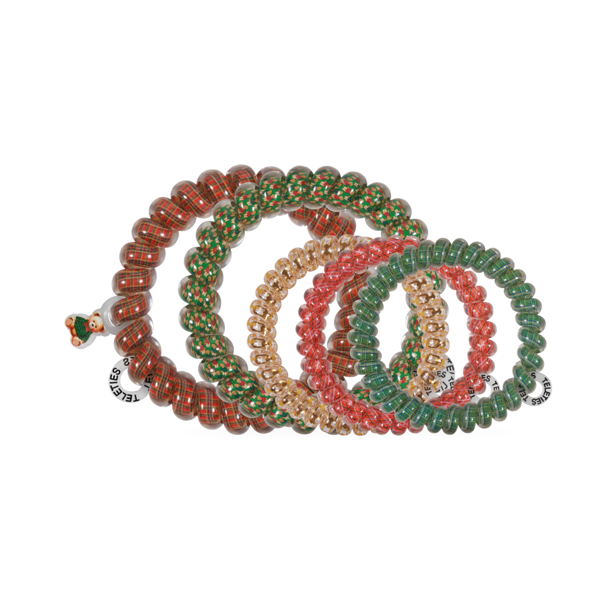 Teleties | Beary Christmas | Mix Pack| Hair Ties