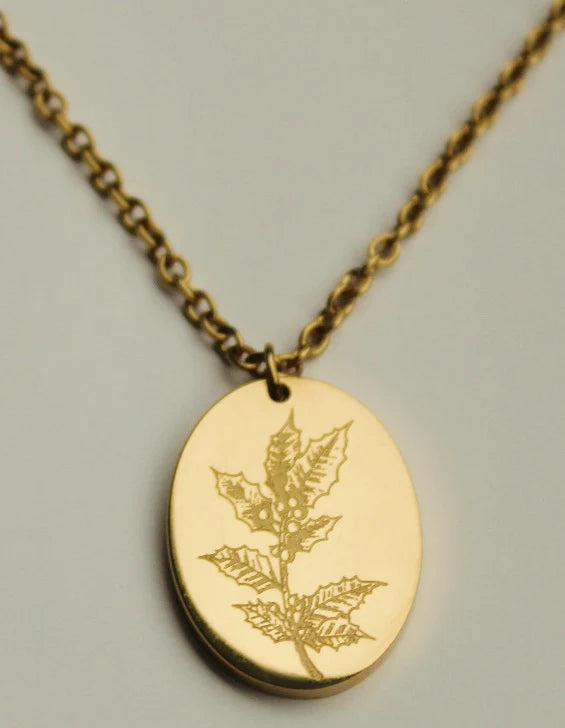 By Grace | Birth Flower Gold Necklace