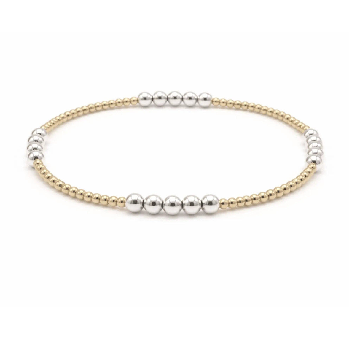 Erin Gray | The Hamptons Mixed Metal 2x4 Beaded Bracelet
