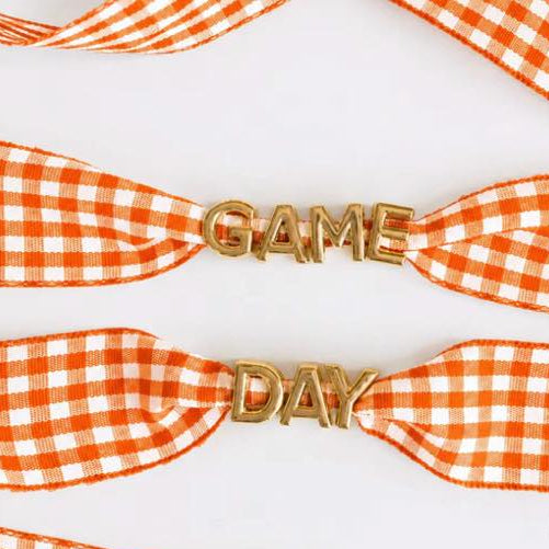 Leo + Lee | Gameday Lace & Charm Set - Orange