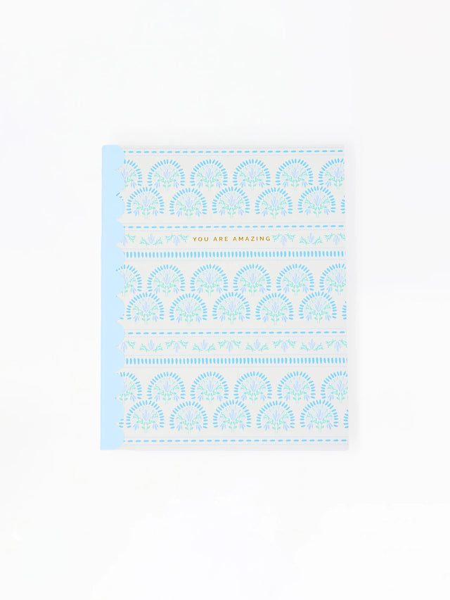 Mary Square | Scallop Notebook | You are Amazing