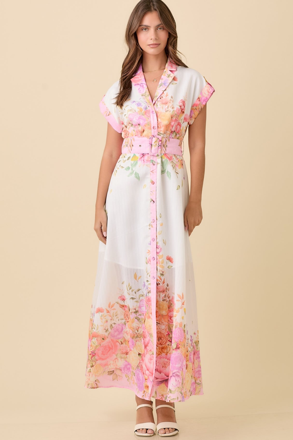 The Floral Elegance Maxi Dress