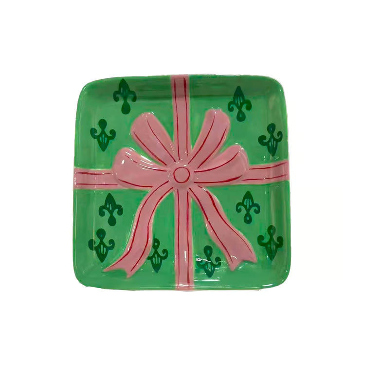 Mary Square | Wrapped In Cheer Appetizer Plate