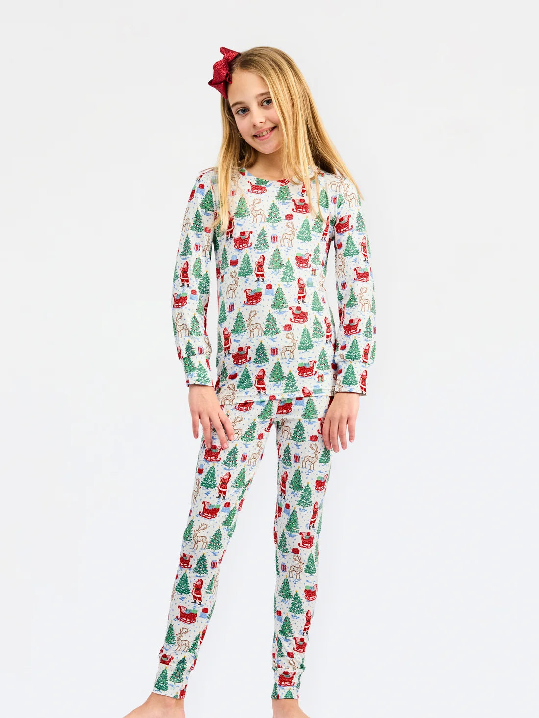 Mary Square | Annie Kid PJ Set - Tidings Toile