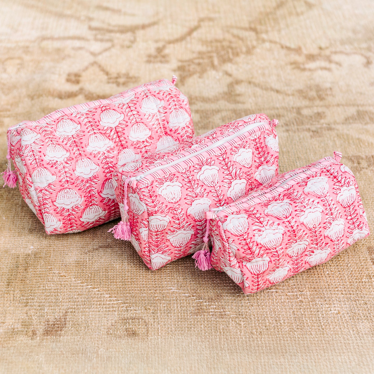 Madison's Collective | The Tulip Twilly 3 Piece Cosmetic Set