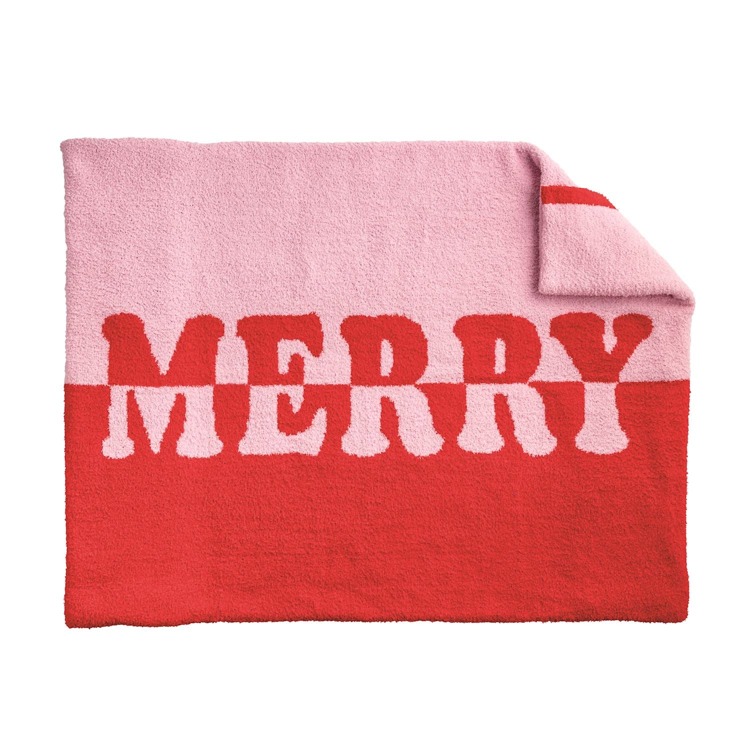 Mudpie | Merry Holiday Chenille Blanket