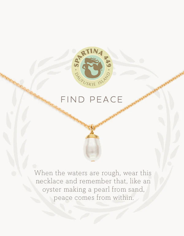 Spartina | Sea La Vie Find Peace Necklace