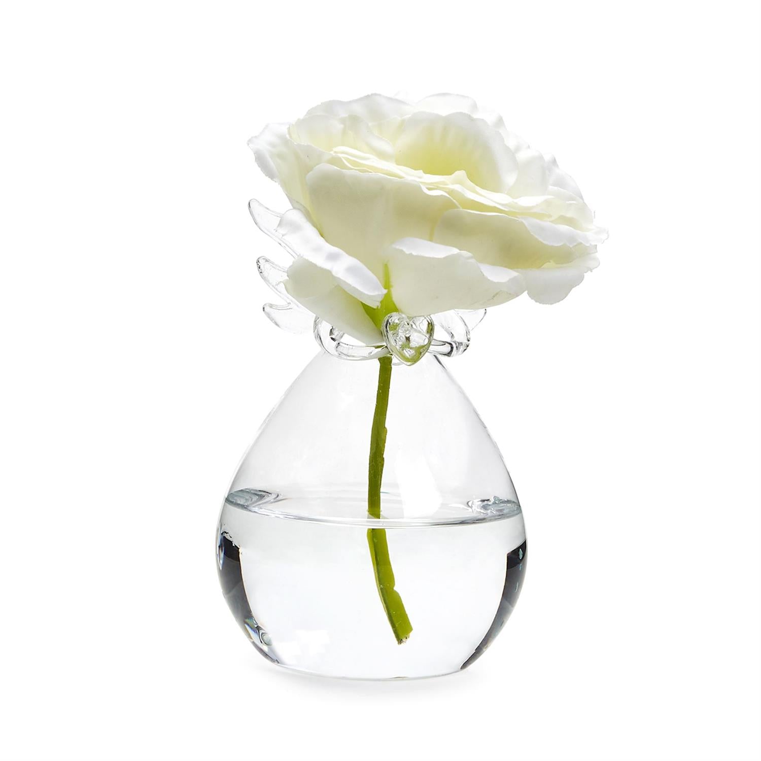 Hand Blown Glass Angel Bud Vase