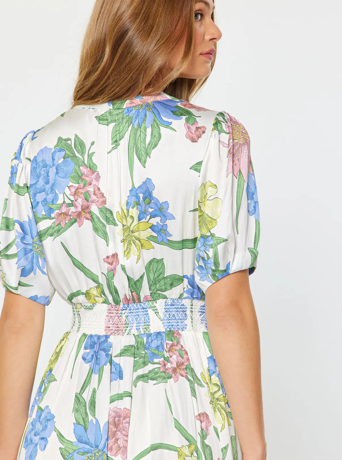 Meadow Bloom Midi Dress