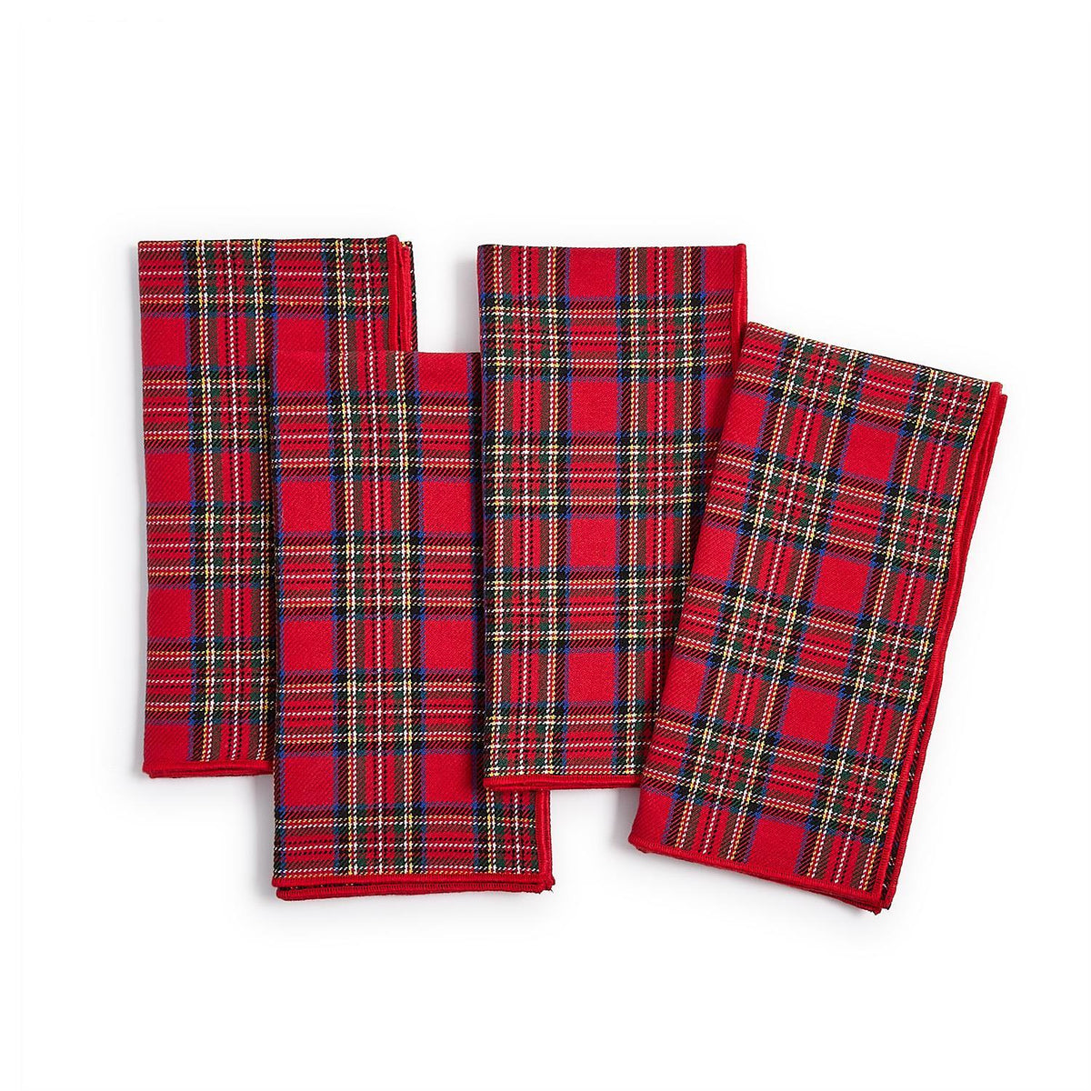 Two's Company | Set of 4 Tartan Cloth Napkins