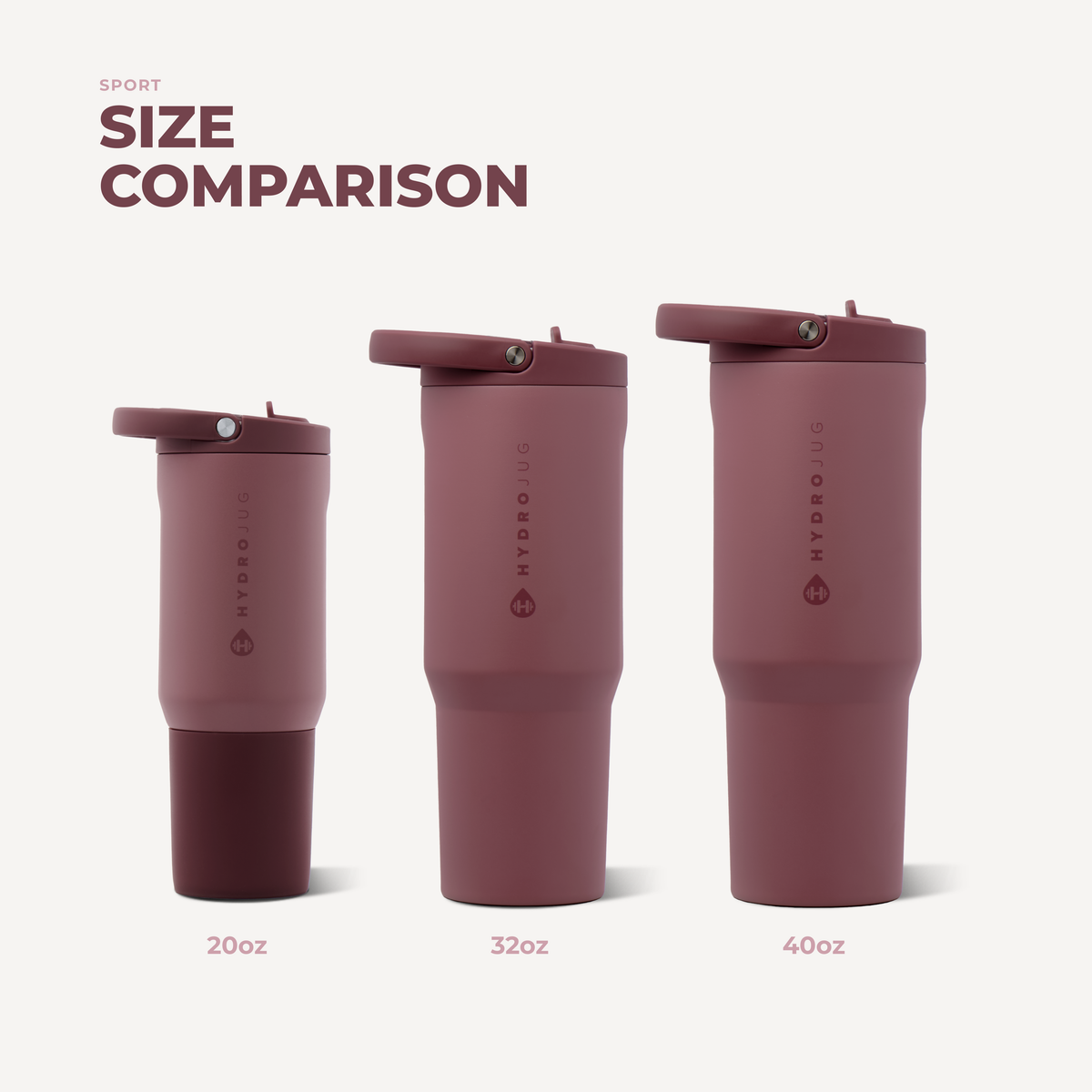 HydroJug | Canyon Rose HydroJug 32 oz Sport Water Bottle