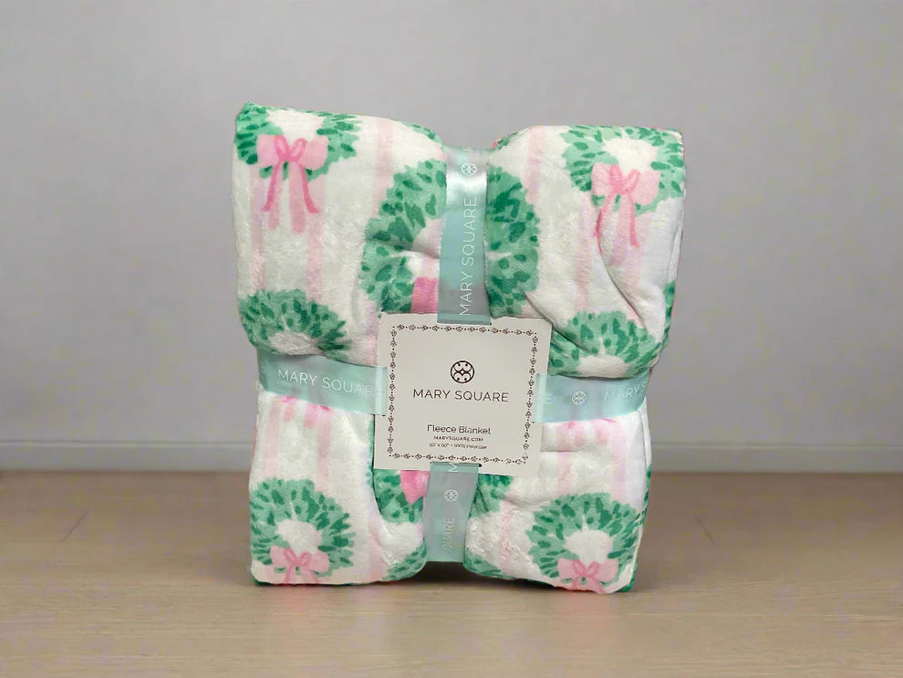 Mary Square | Rosy Wreaths Blanket