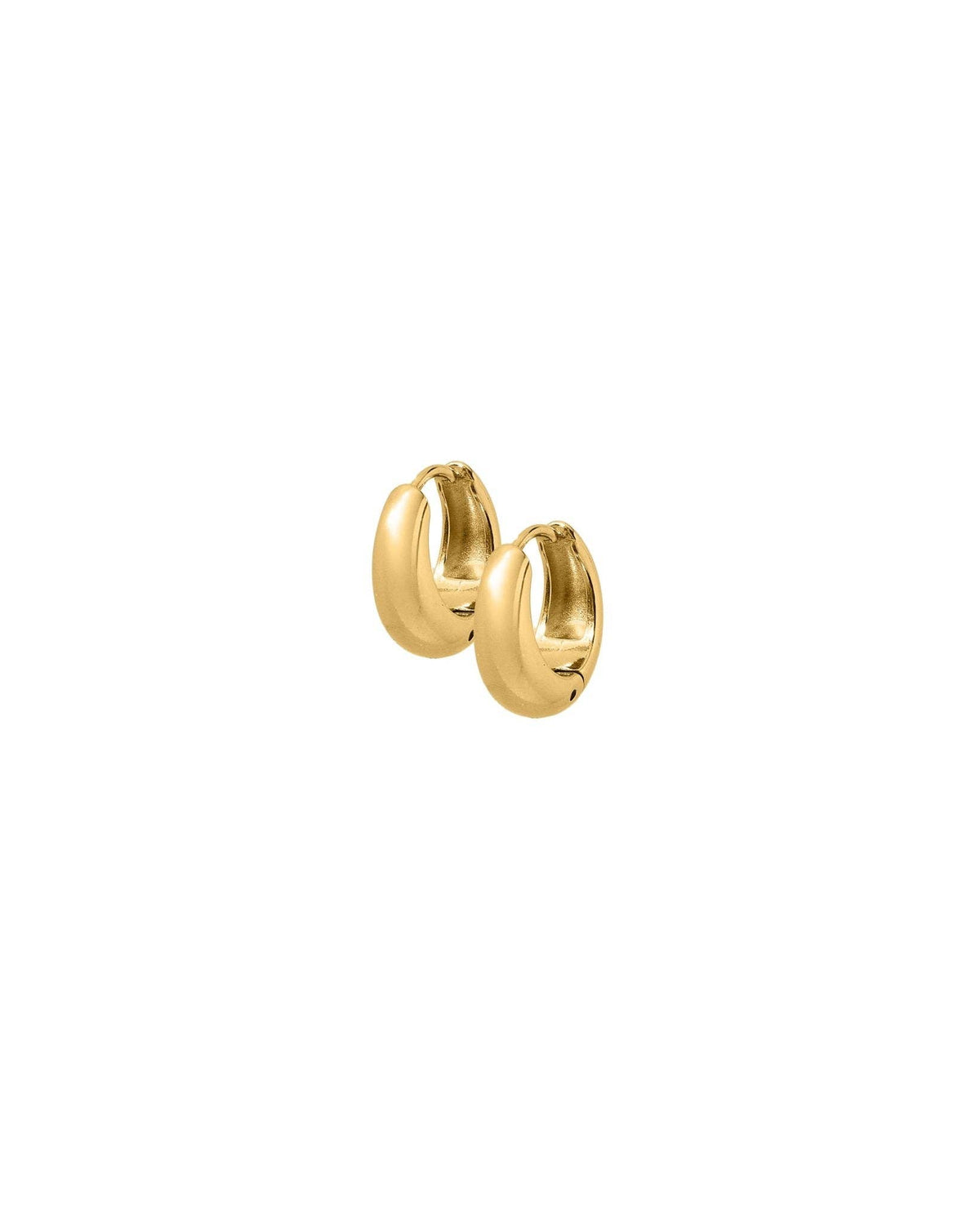 LINNY CO | Huggie Earrings - Sunday Hoop Gold 10mm