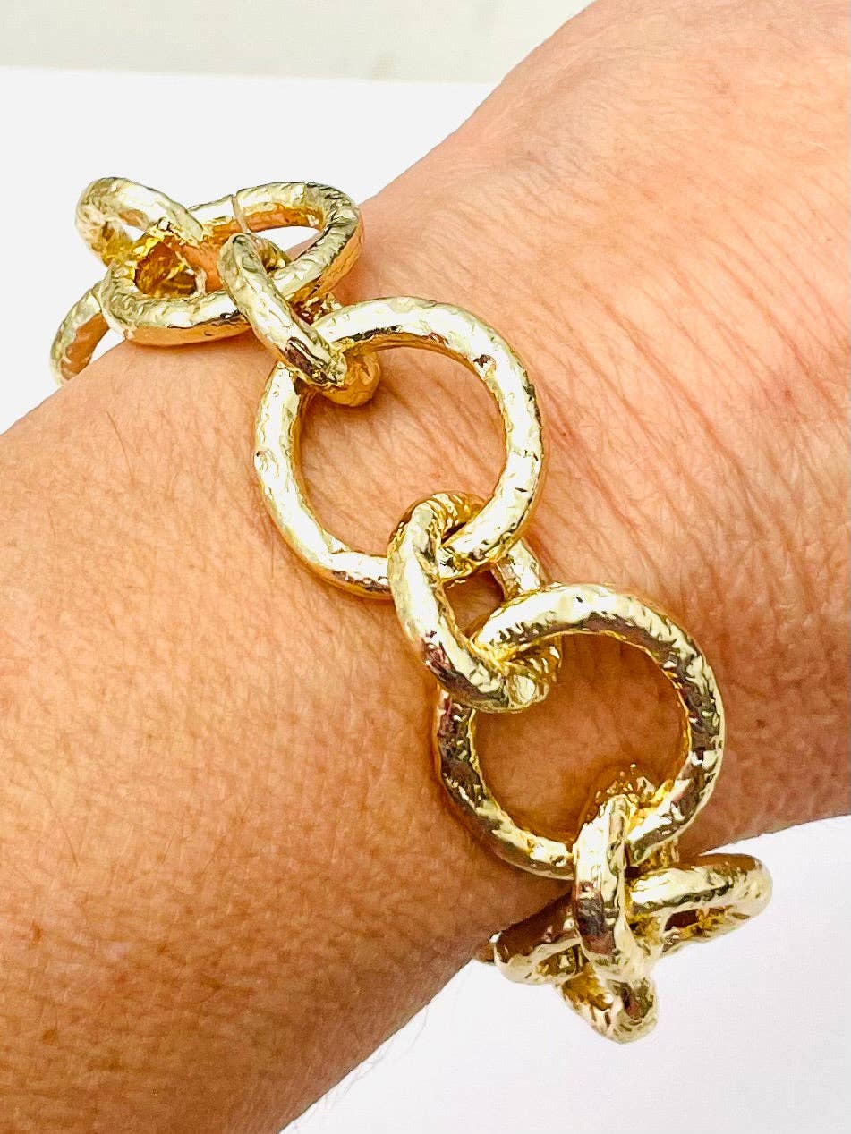 Two Forty Two | CHIC | Stacking Link Bracelet - Gold
