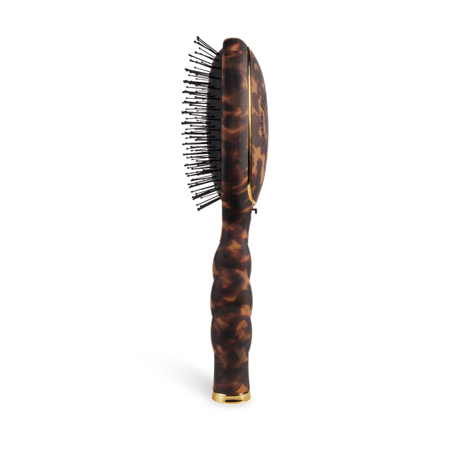 Teleties | Detangler Hair Brush for Medium Hair - Tortoise